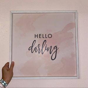“hello darling” frame